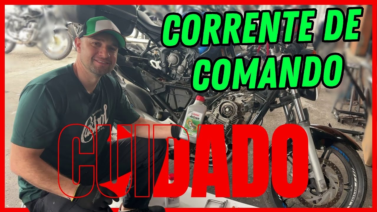 CUIDADO com a corrente de comando! O erro que destrói o motor da sua moto 😱