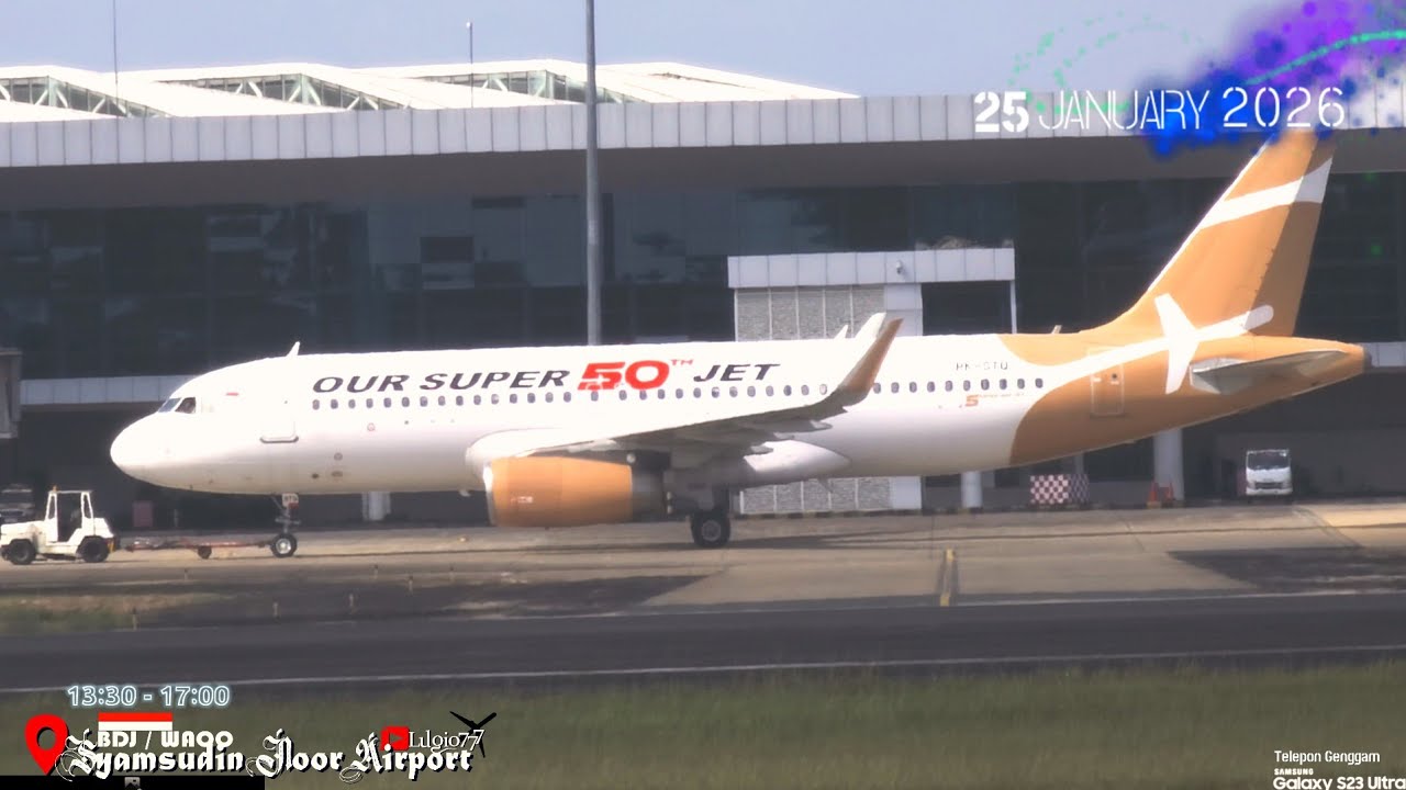 ✈️ Planespotting Syamsudin Noor Airport Banjarmasin BDJ/WAAO | 25 January 2026 