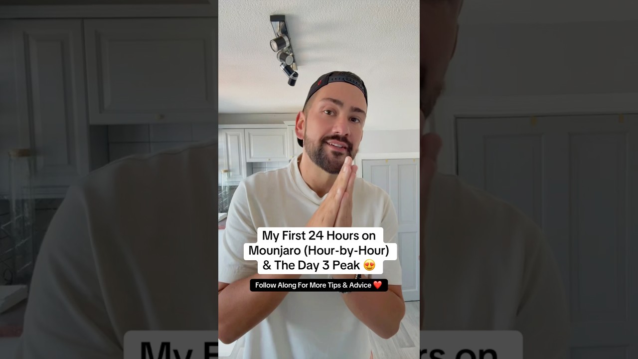 First 24 Hours on Mounjaro (Hour-by-Hour) + Why Day 3 Is the REAL Peak | My Personal Experience