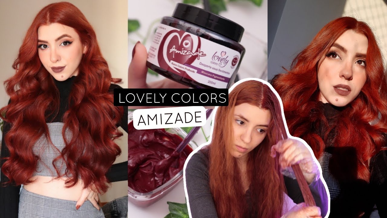 TONALIZANTE PERFEITO EXISTE! Amizade Lovely Colors | Ruivo Cobre Profundo
