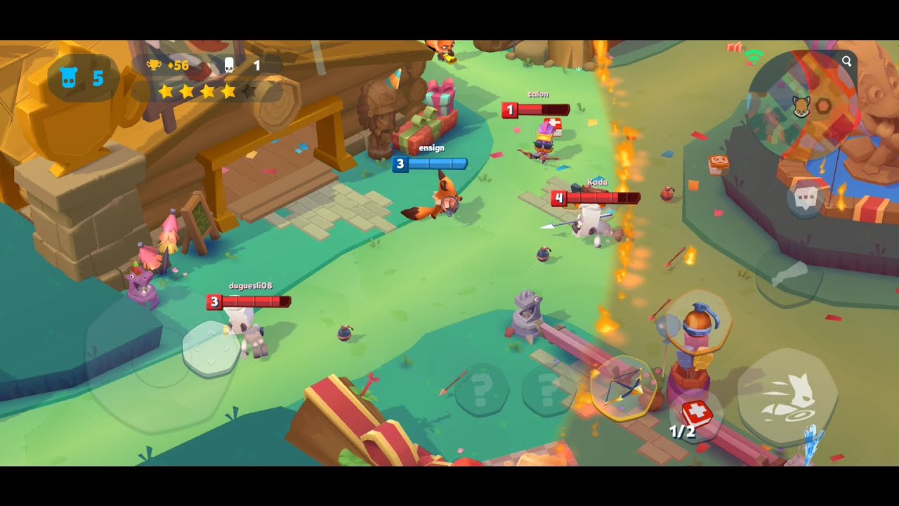 Zooba (by Wildlife Studios) - multiplayer online battle royale game for Android and iOS - gameplay.