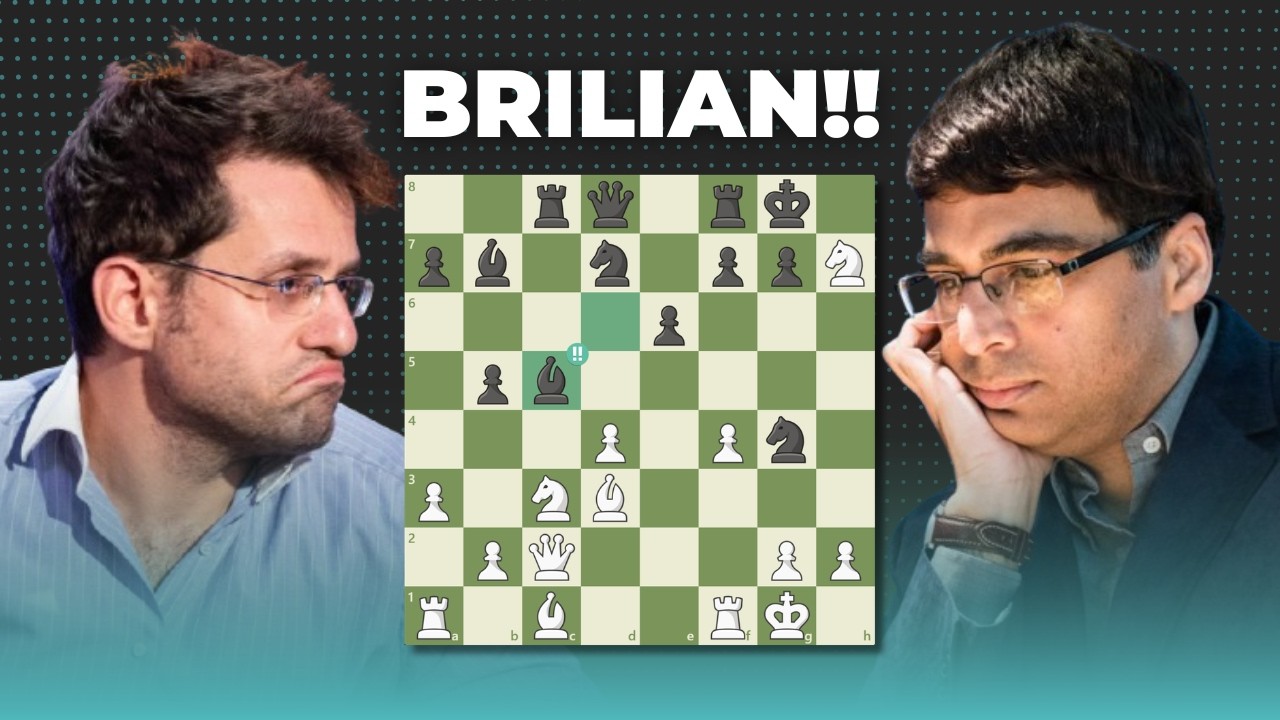 Salah Satu Game Catur Terbaik Sepanjang Masa dari Sang Legenda, Grandmaster  Viswanathan Anand!
