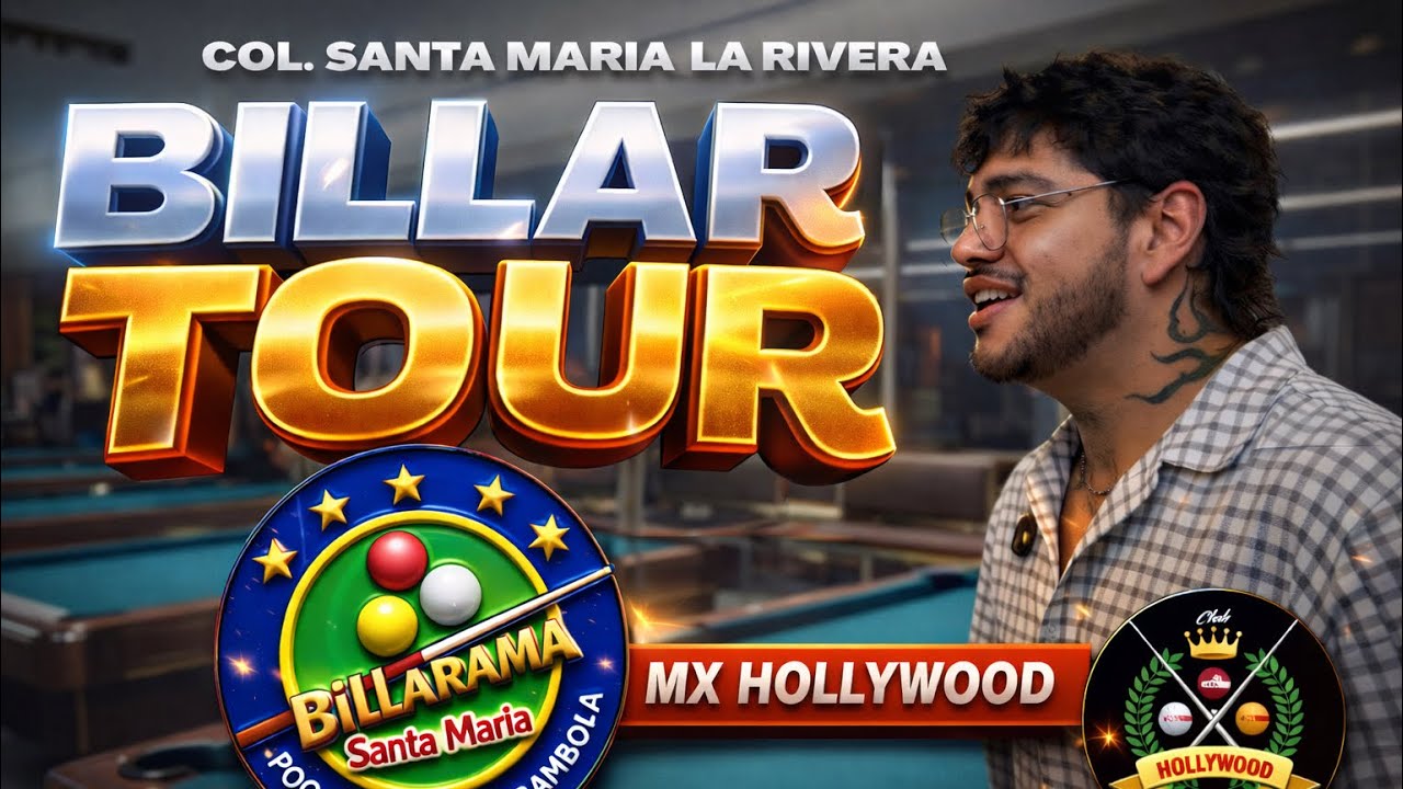 🔴🟡⚪️BILLAR TOUR BILLARAMA SANTAMARÍA⚪️🟡🔴