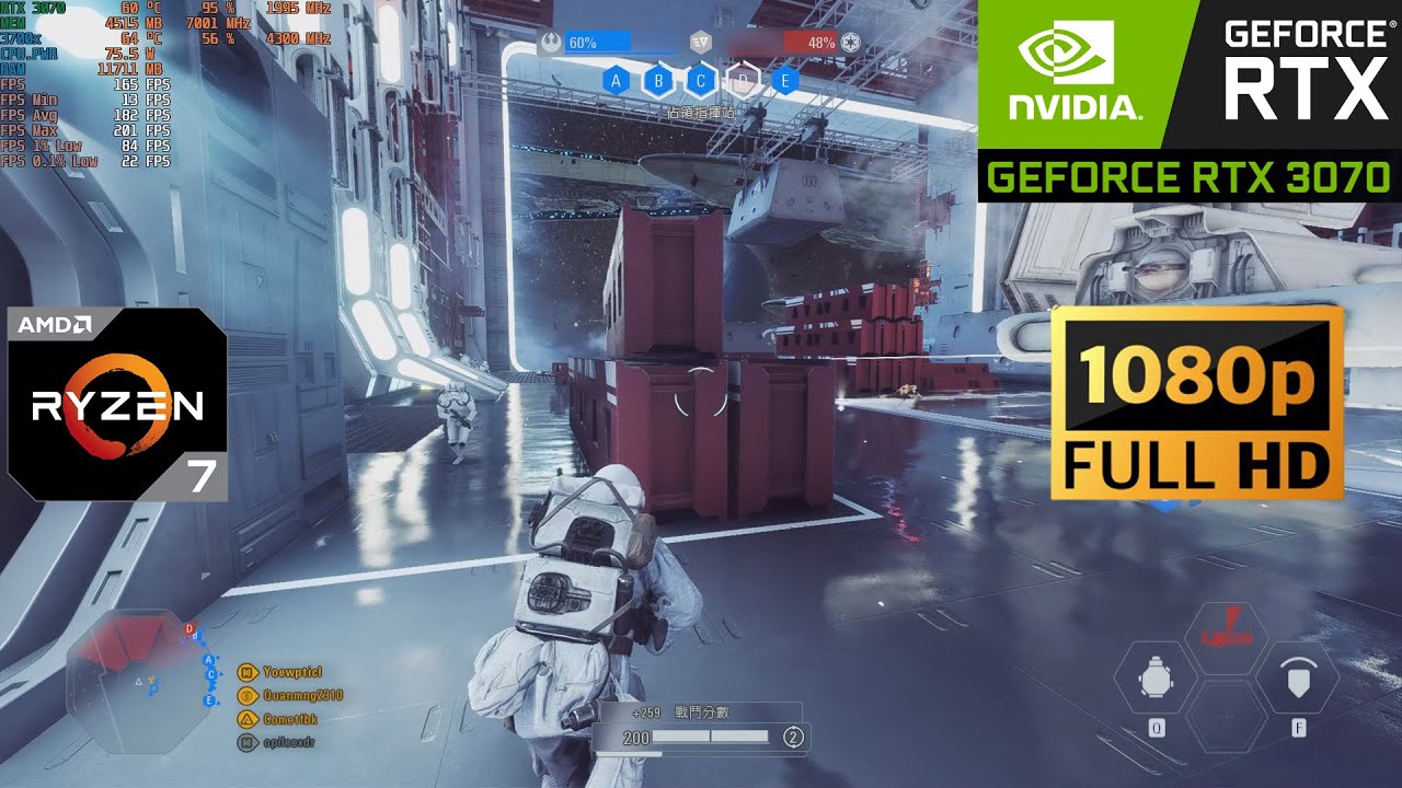 Star Wars  Battlefront II | RTX 3070 Ultra Settings 1080p Gameplay (Death star 2 Map)