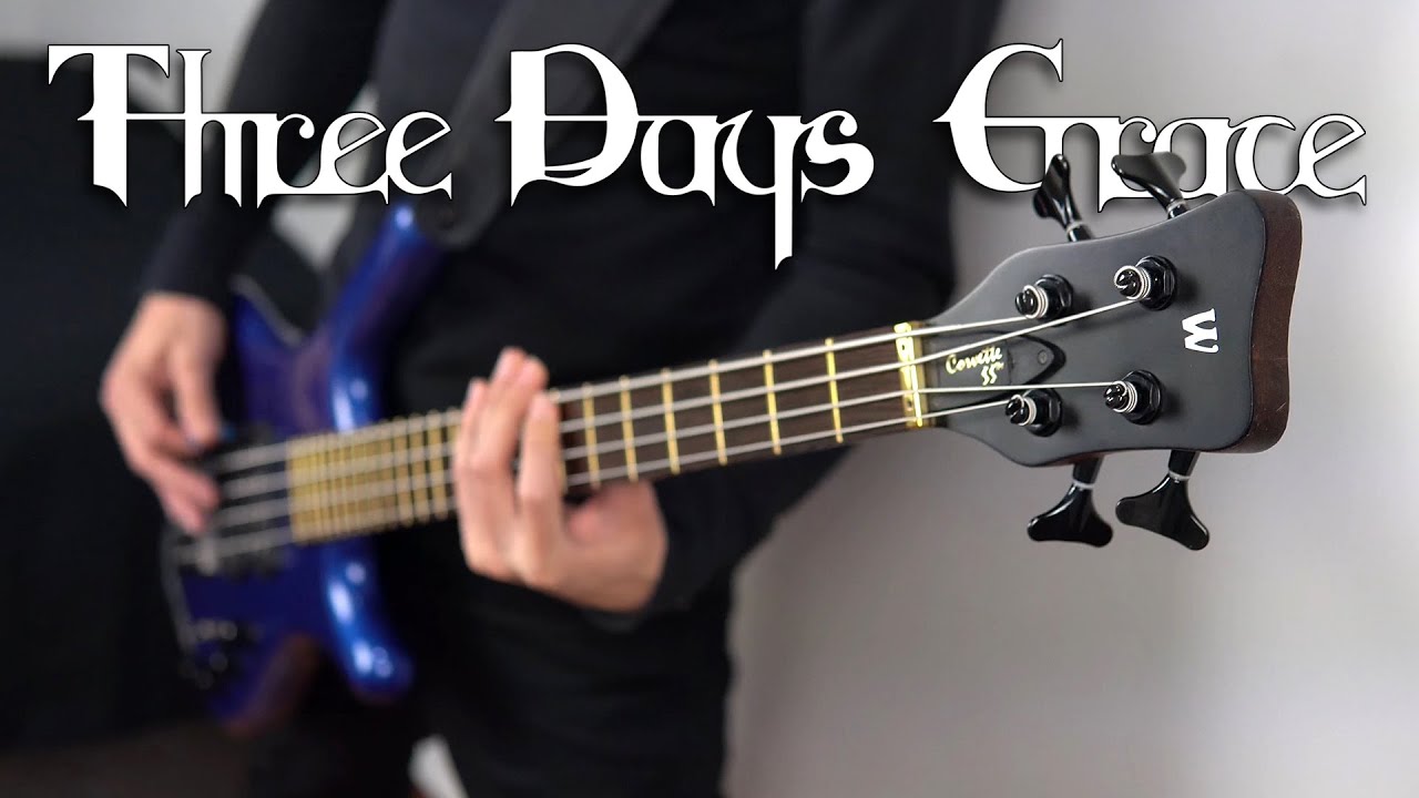 Three Days Grace - Mayday (Bass Cover) + TAB
