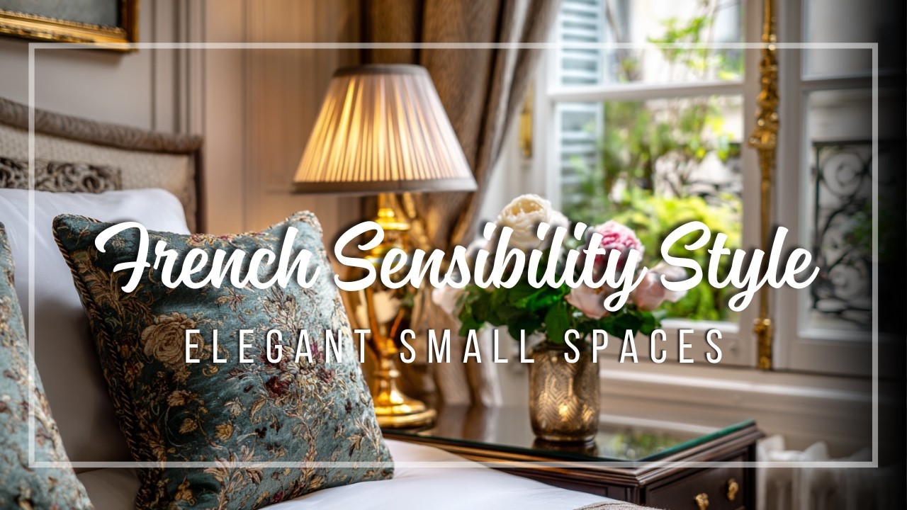 Оформление небольшой парижской квартиры 🖼️ Художественная роскошь, вдохновленная элегантностью и ...