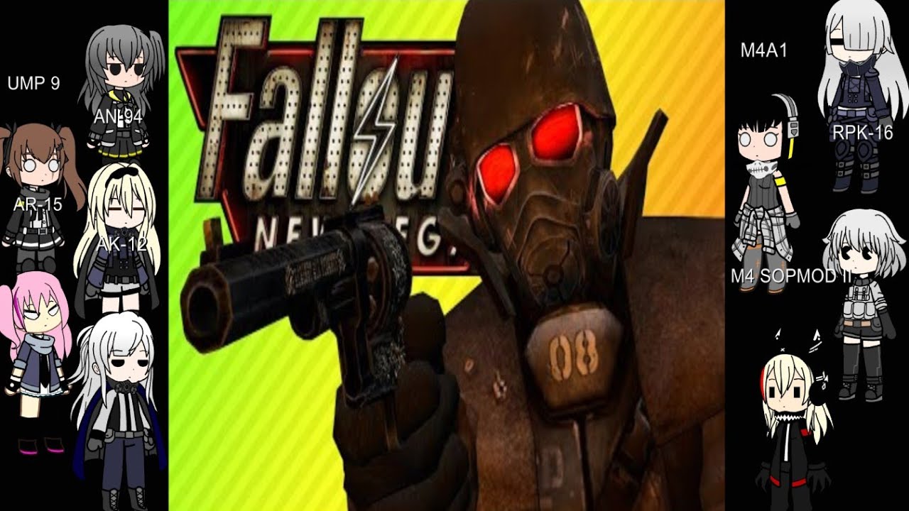 Реакция GIRLS FRONTLINE на Therussianbager: Fallout New Vegas Часть (1/2)