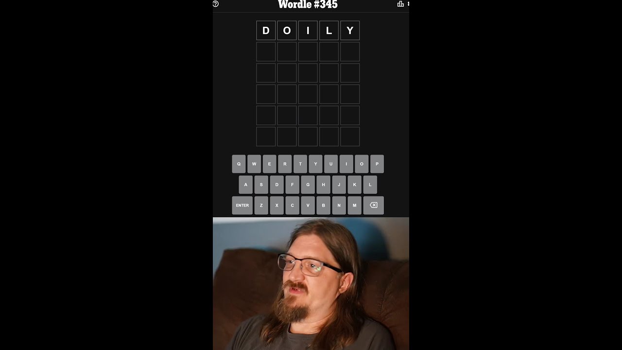 Wordle - Hard Mode - #345 - 2022-05-30
