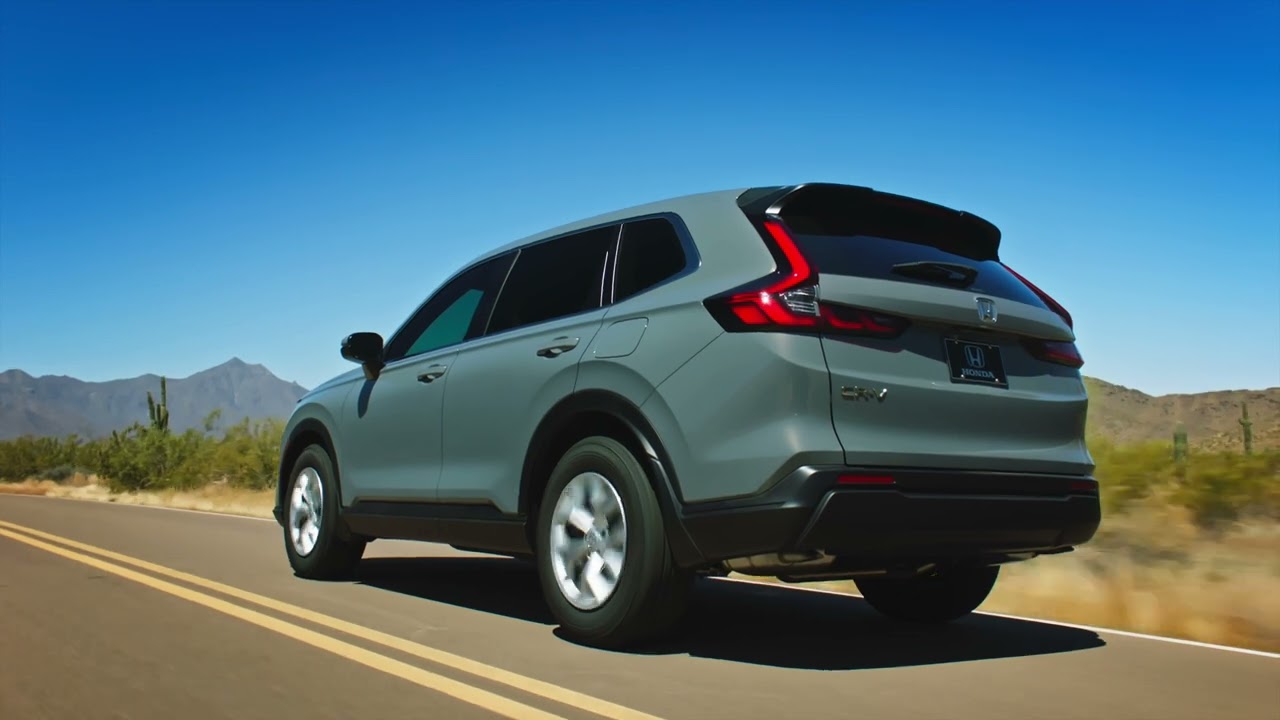 Honda CRV Rear Desert Running Footage