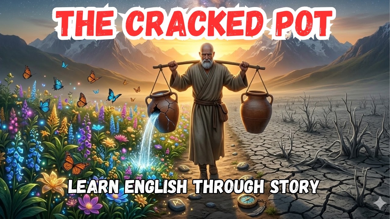 12-Minute English Challenge ⭐️ Episode 7:The Master of the Cracked Pot || 28 Chapters for Deep Focus