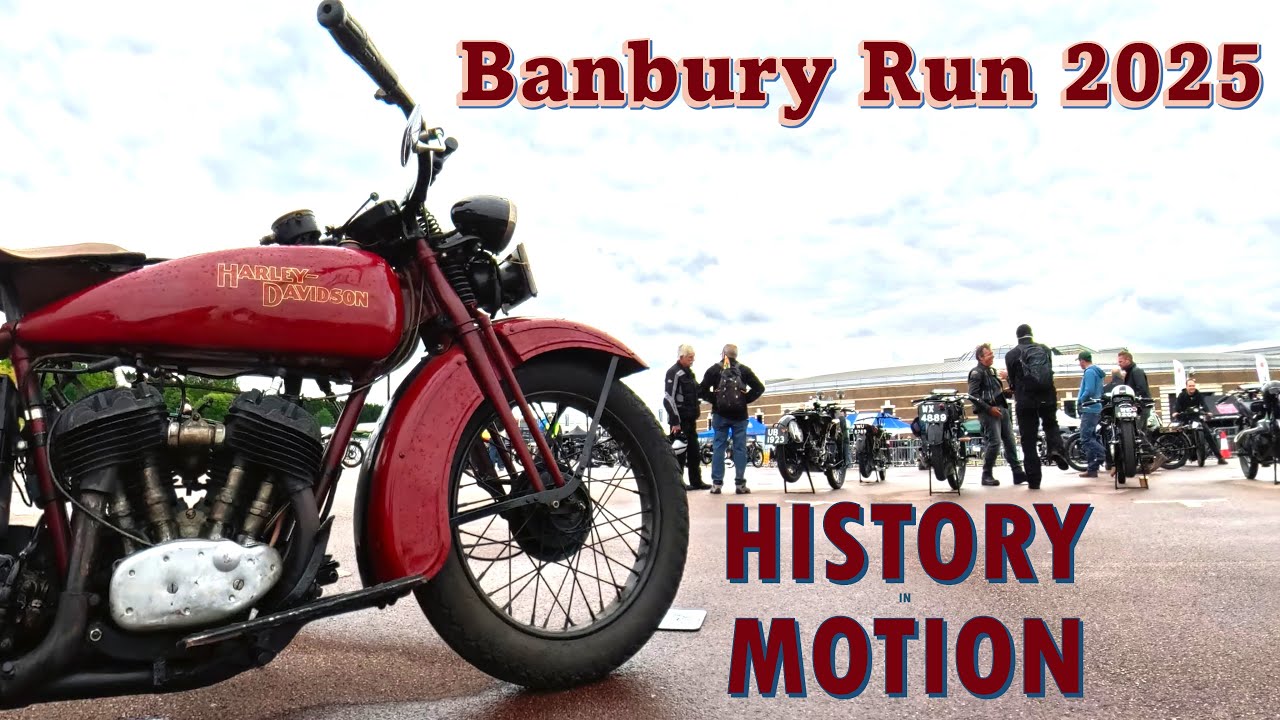 Banbury Run 2025 Vintage Motorcycles ,1929 Harley & More | Filmed with Insta360 X5