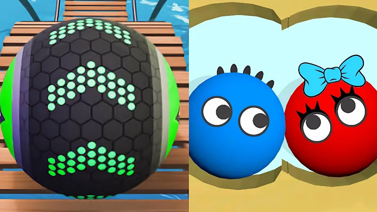 Going Ball 3D Game All New Portals vs Lucky Balls All Levels Game - Walkthrough Android Gameplay 2
