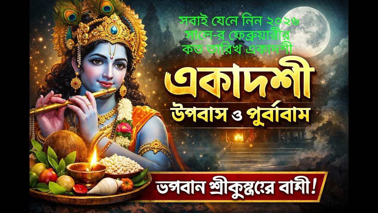 ১৩ ফেব্রুয়ারি বিজয়া একাদশী | কীভাবে উপবাস করবেন? পূজার সম্পূর্ণ নিয়ম এই ভিডিওতে..! #foryou #krishna 