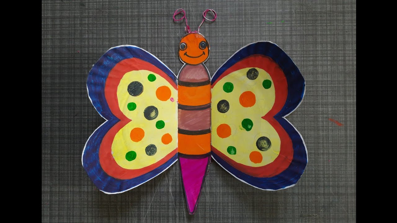 Paper Plates Butterfly (Craft)
