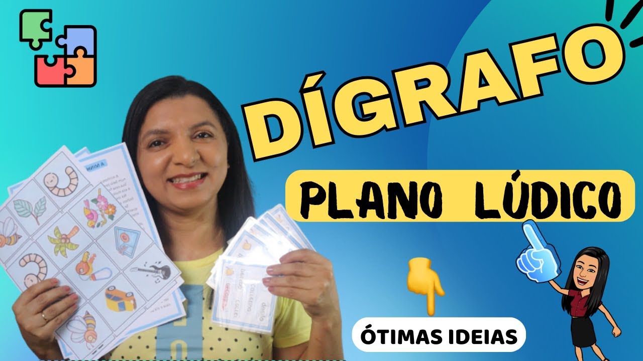 Dígrafo Plano de Aula LÚDICO [ ÓTIMAS IDEIAS] Professor em Sala