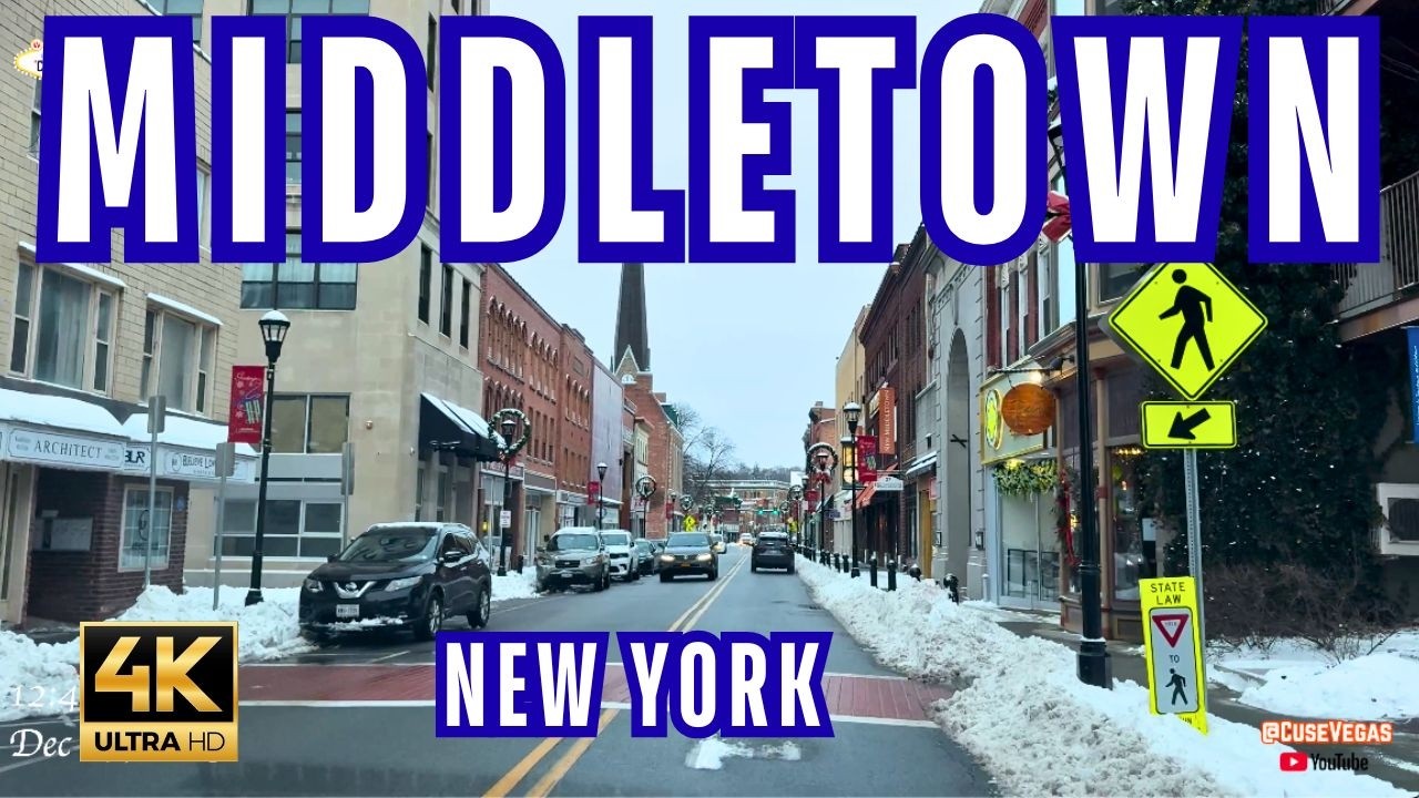 [4K] Driving Around Middletown, New York in December 2025!