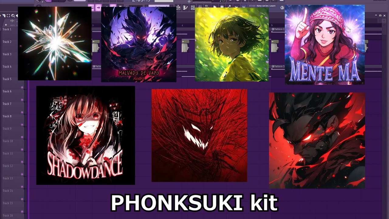 PHONKSUKI KIT V2 update!!! [FREE BRAZILIAN FUNK DRUM KIT]