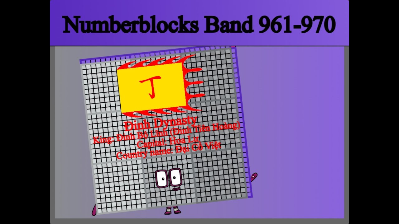 Numberblocks Band 961-970 (Each Sounds)