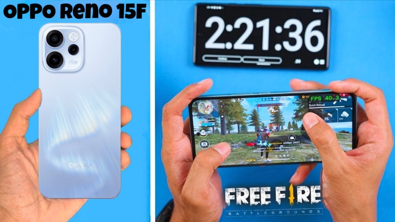 Oppo Reno 15F Free Fire Test | Oppo Reno 15F Gaming Test | Oppo Reno 15F FF Gameplay | Oppo Reno 15F