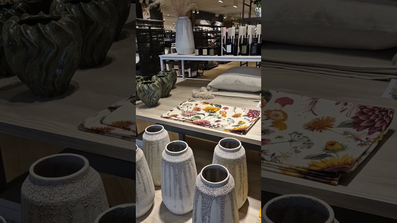Магазин H&M. Отдел-все для дома. H&M store. Department-Home. 