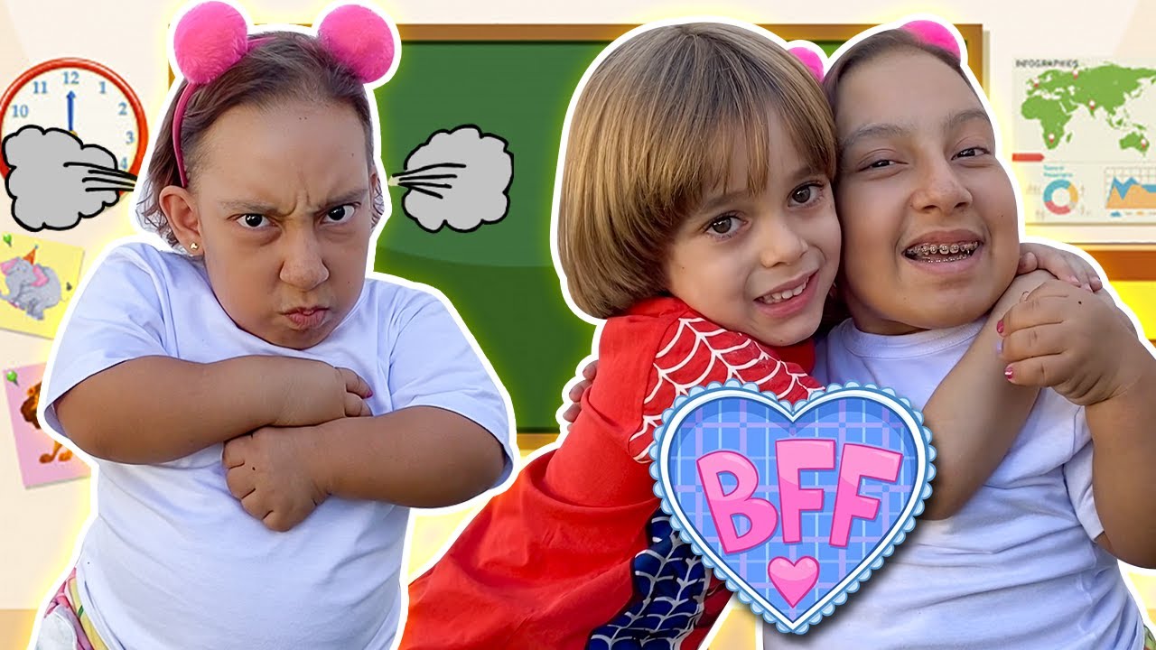 Maria Clara e Rafinha na escola - Uma História sobre o Valor da Amizade - MC Divertida
