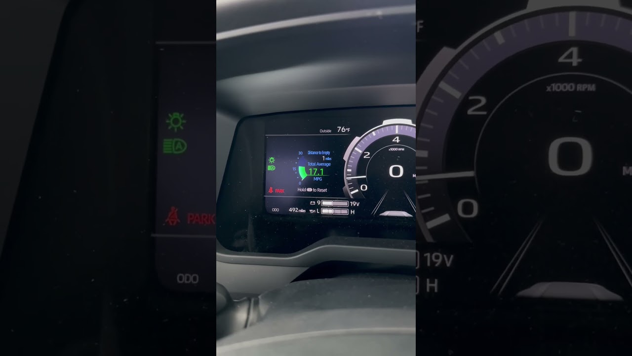 Проверка расхода топлива Tundra MPG при первой заправке