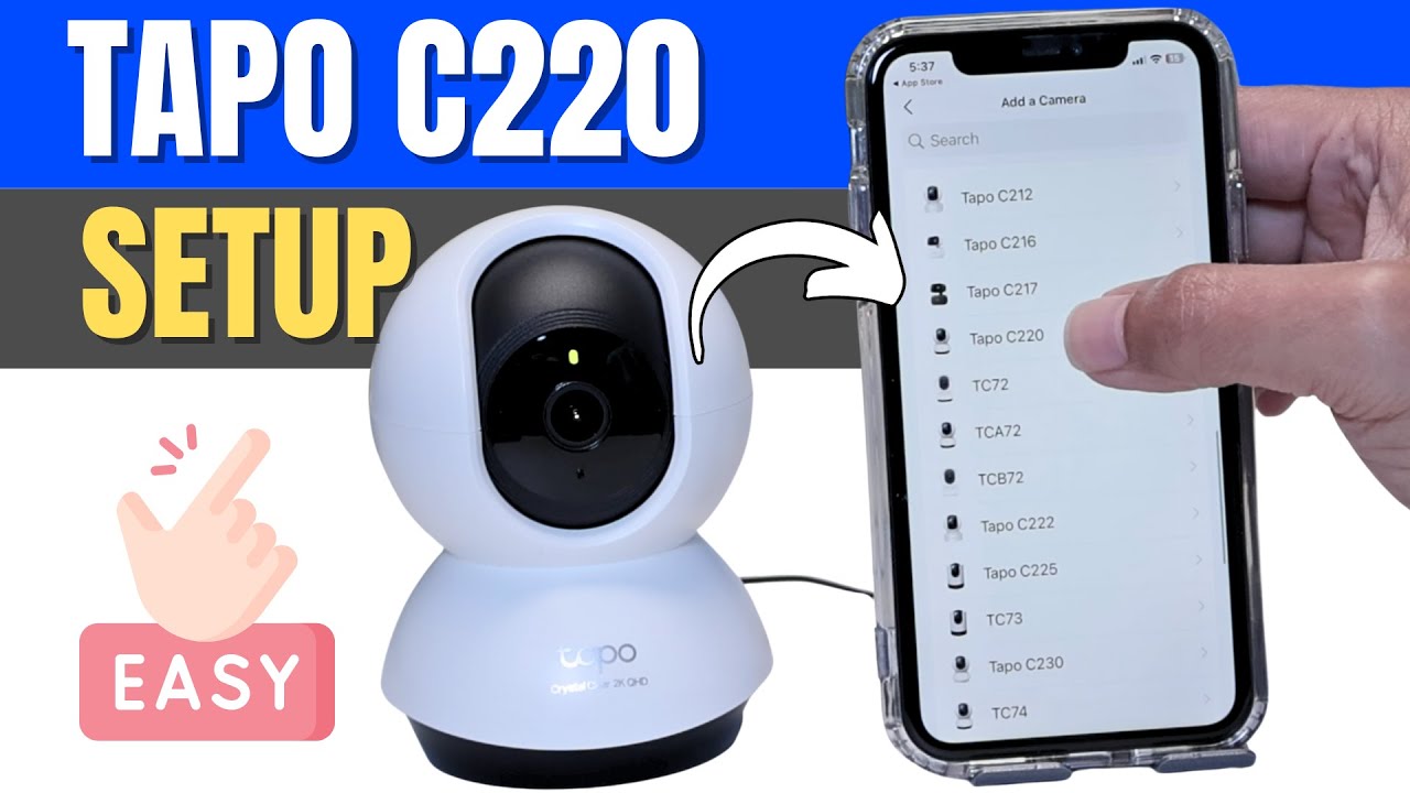 Настройка Tapo C220 с помощью мобильного телефона (iPhone)