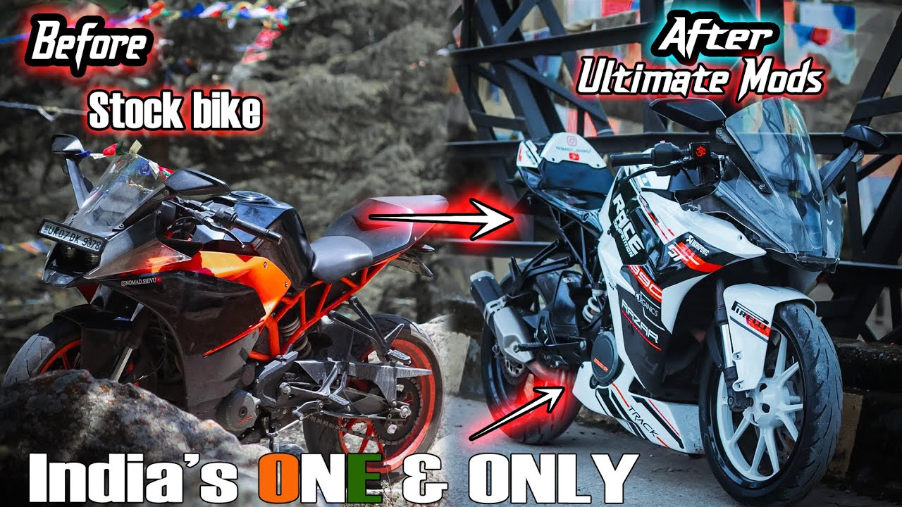 Best ktm rc 390 modified | With X2 Full Body Kit ,Racing Visor | Never Seen Before Modification #ktm