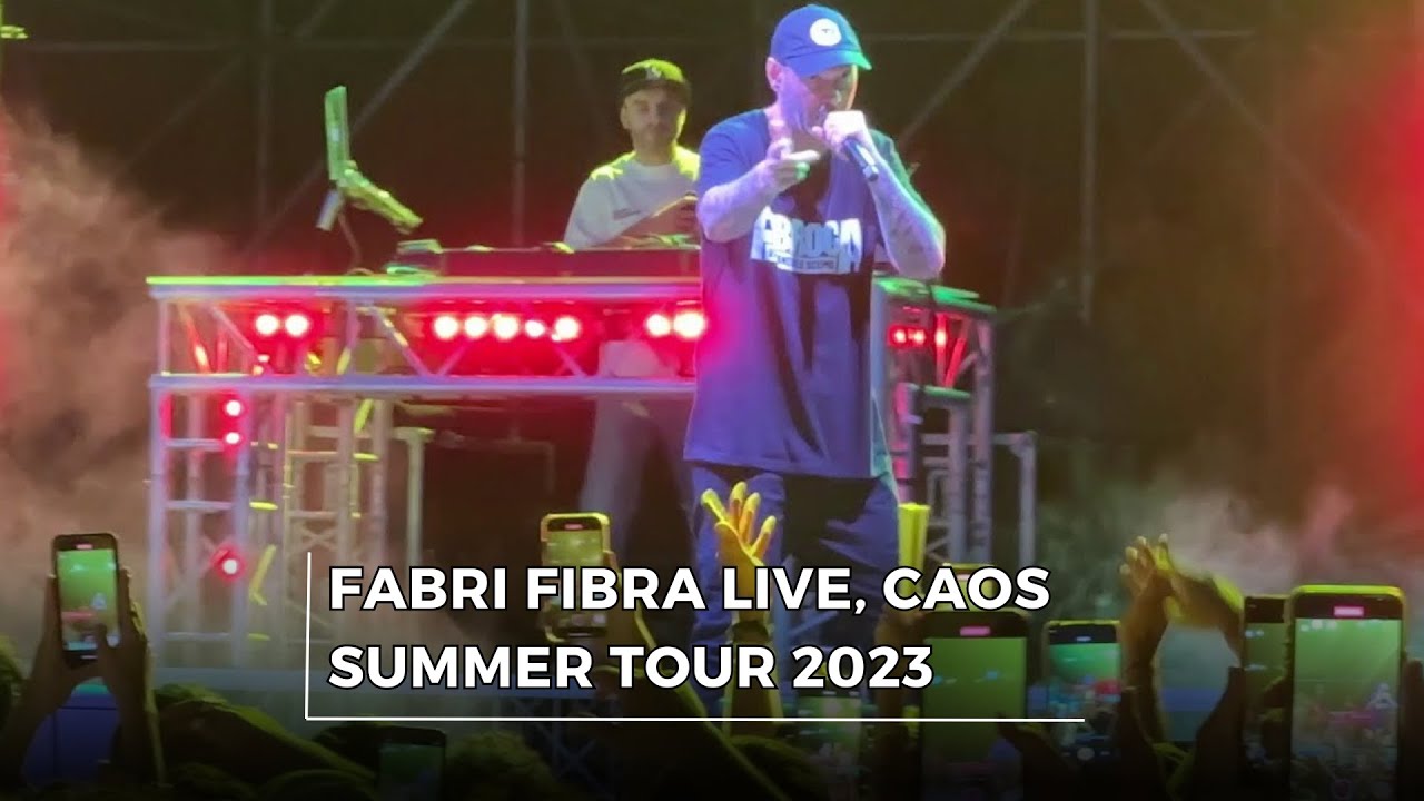 Fabri Fibra. Caos Summer Tour. Barletta 2023.