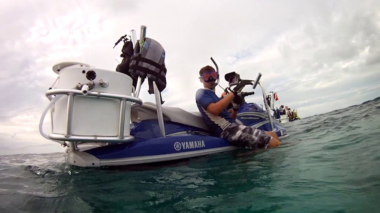 HUGE! King Mackerel from Yamaha WaveRunner Florida Keys