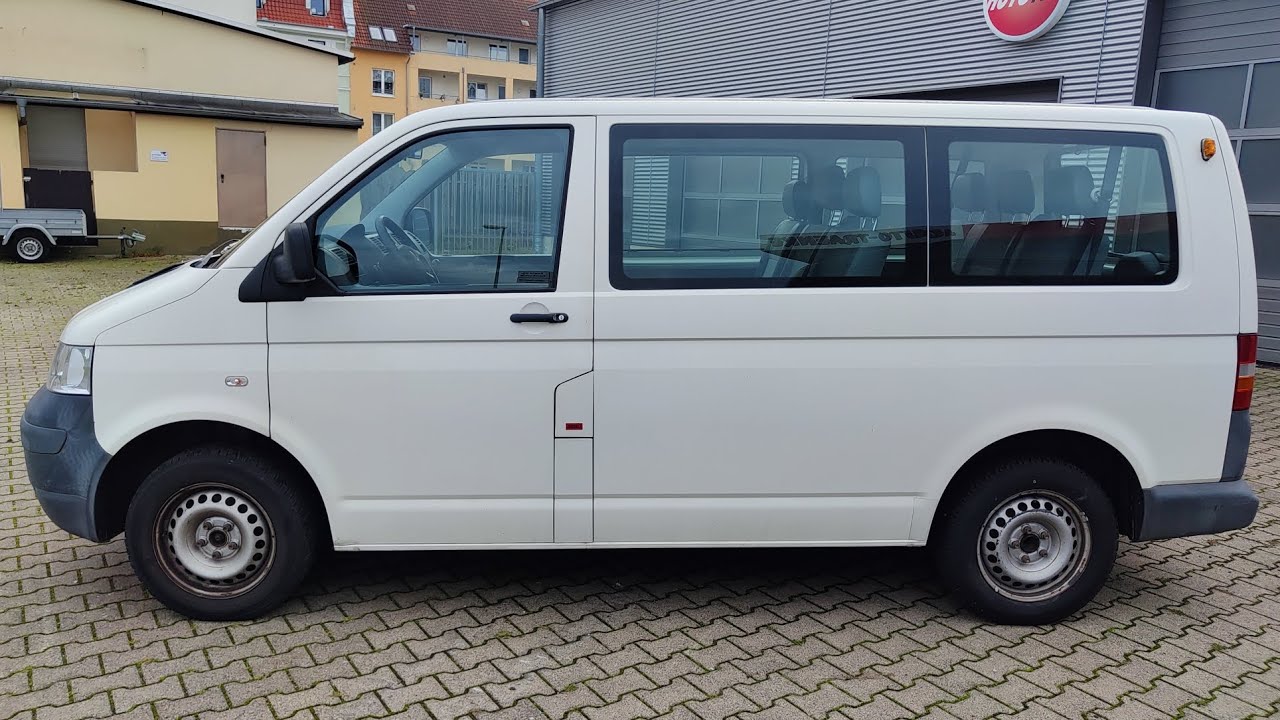 VW T5 9-Sitzplätze, EZ 06.2009, Diesel 1.896cc (75KW)