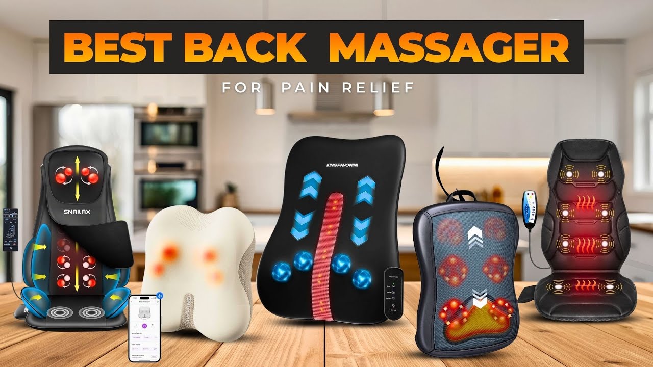 Top 5 Back Massagers 2026 (Shiatsu & Heating REVIEWED!)