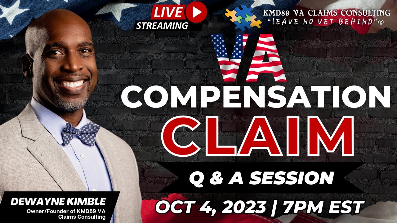 Getting Your VA Benefits: Live Q&A on #va Disability Claims Process