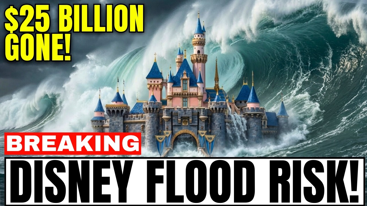Disney's $25 Billion Investment UNDERWATER—Florida Swamp WINS as Catch Basins OVERWHELMED by Nature!
