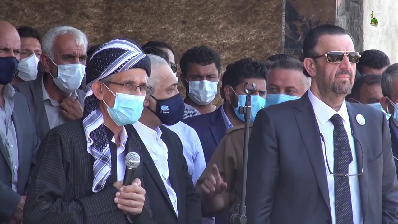 لقاء قسم من دراويش كردستان مع السيد الشيخ شمس الدين محمد نهرو الكسنزان لتجديد البيعة في السليمانية