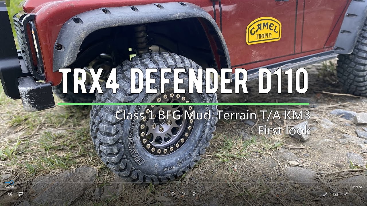 TRX4 Defender D110 @ Class 1 BFG Mud-Terrain T/A KM3 First look