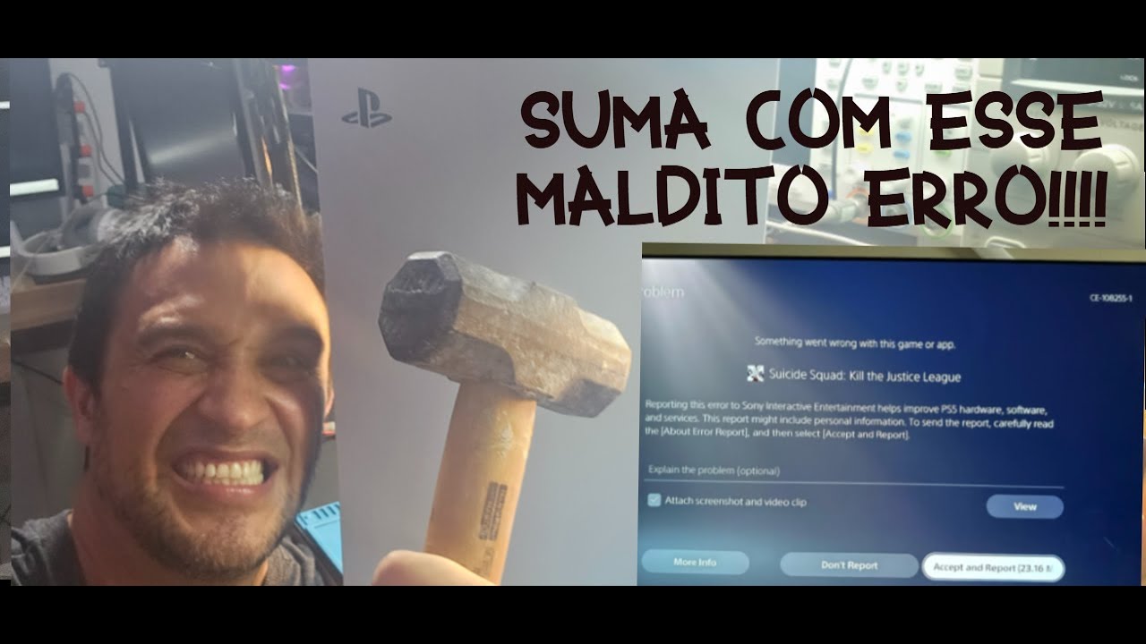 COMO RESOLVER ERRO CE 108255 1 EM 2025 NO PS5