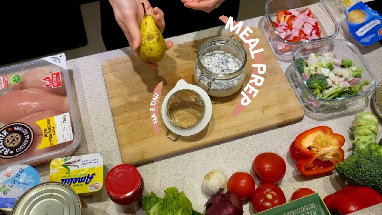 MEAL PREP na 3 dni I dużo przepisów I policzone kalorie ✨