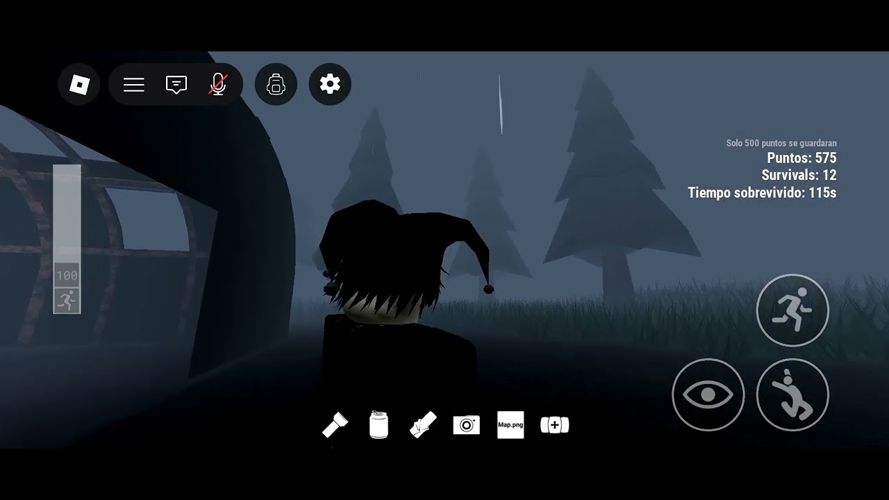 Juego un juego de terror con mi amigo es muy XD