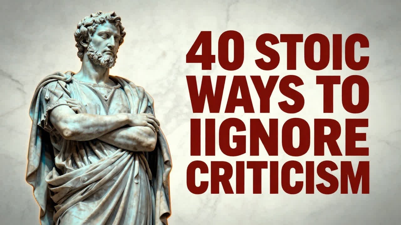 40 Ancient Stoic Perspectives for When Unfair Criticism Tries to Rule You