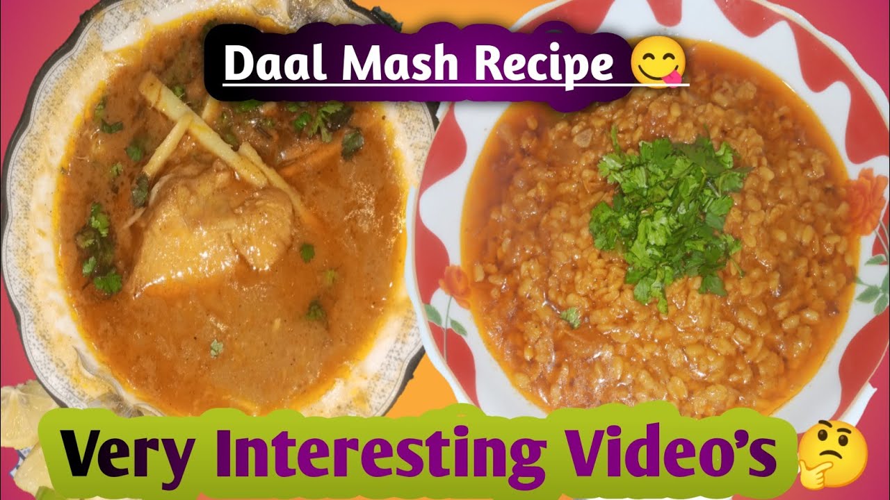 Daal Mash Recipe Pakistani // AJ Ki Video Bohat Special Hai 👈😊🥰👍 Daal Mash Banane Ka Asan Tarika 👈😋 