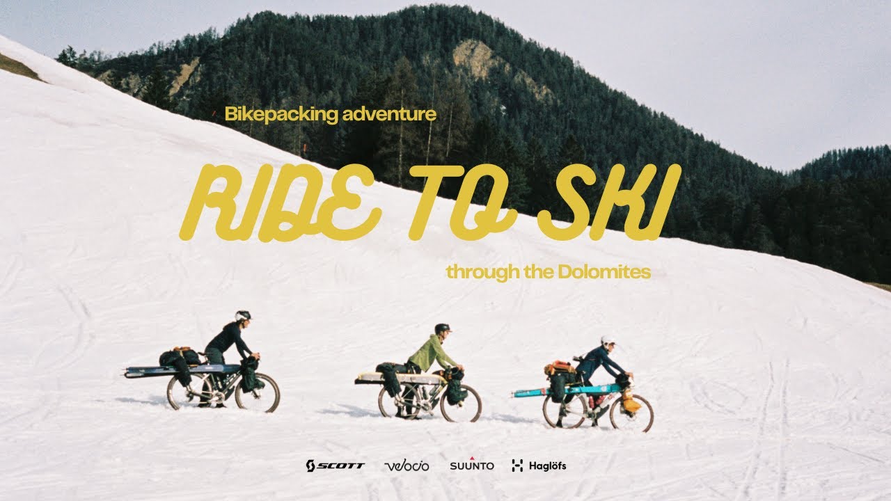 Ride to Ski — приключение на велосипеде и лыжах в Доломитовых Альпах