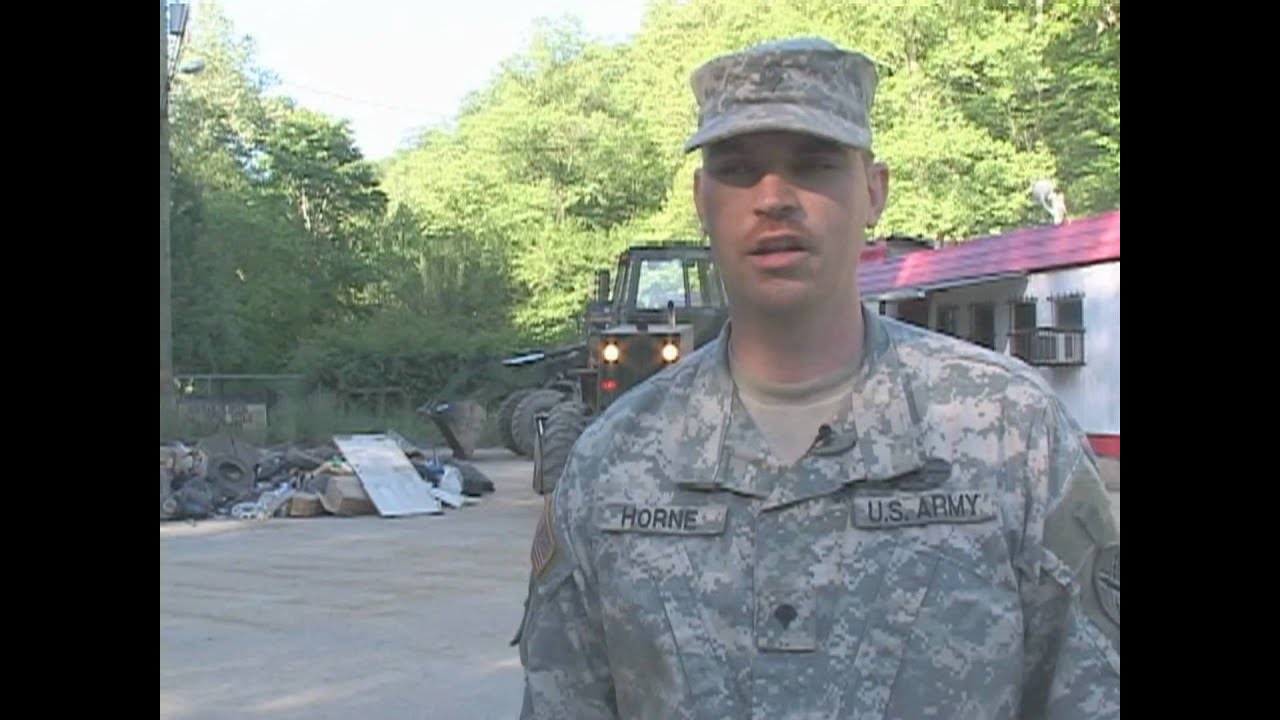 Virginia Guard Soldiers help West Virginia with Flood Recovery