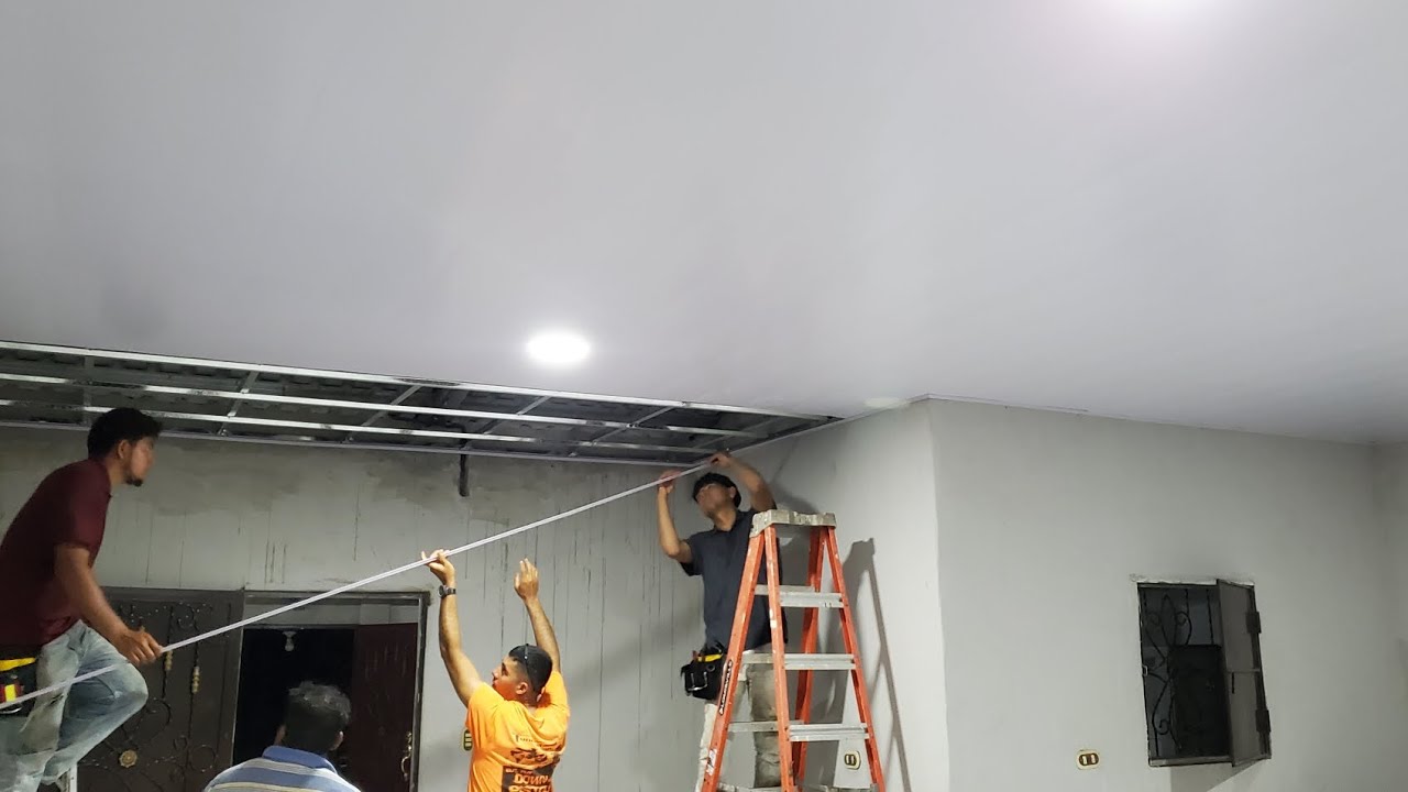 Así instalamos el nuevo cielo falso moderno en El salvador 🇸🇻 (proceso)