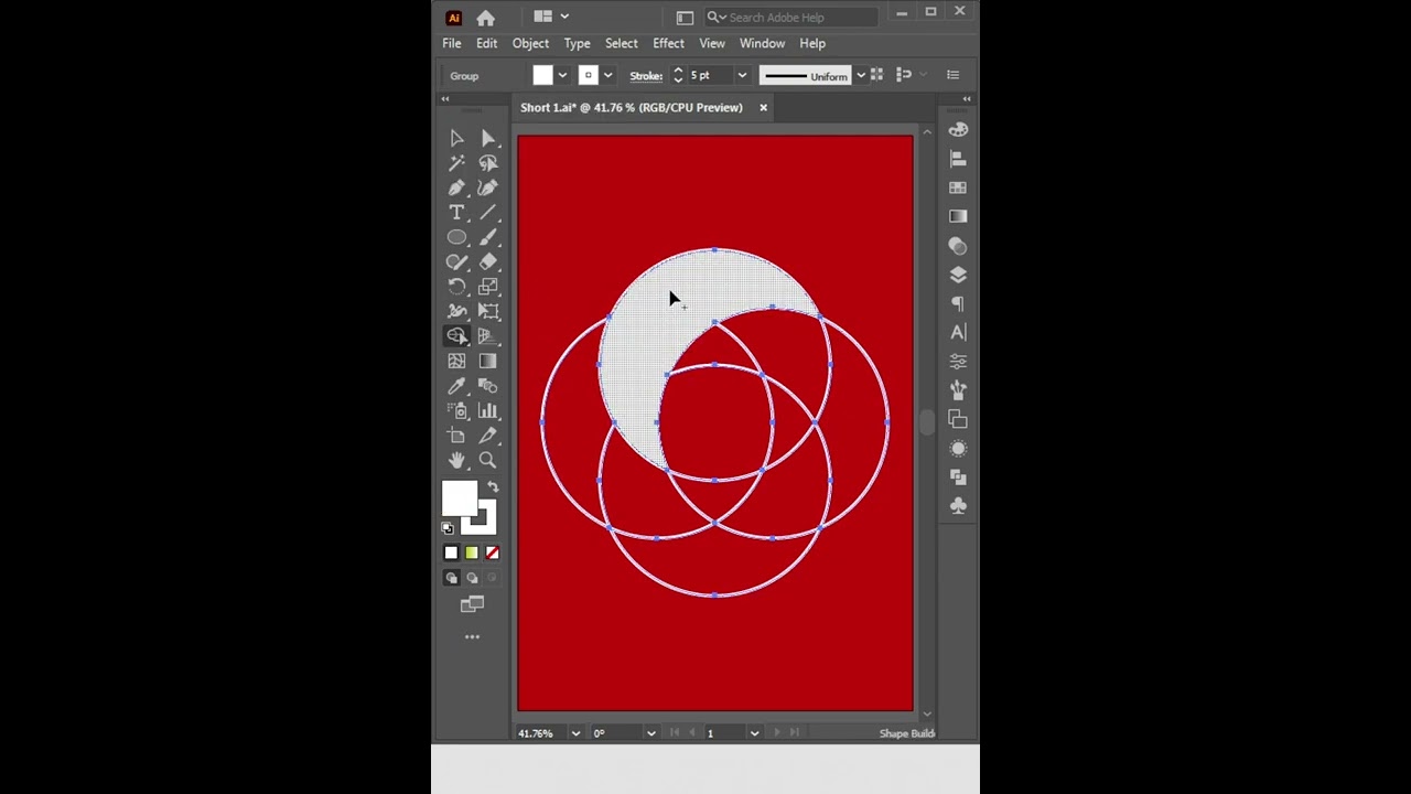 Gradient Logo illustrator #short #tutorial #shortvideo