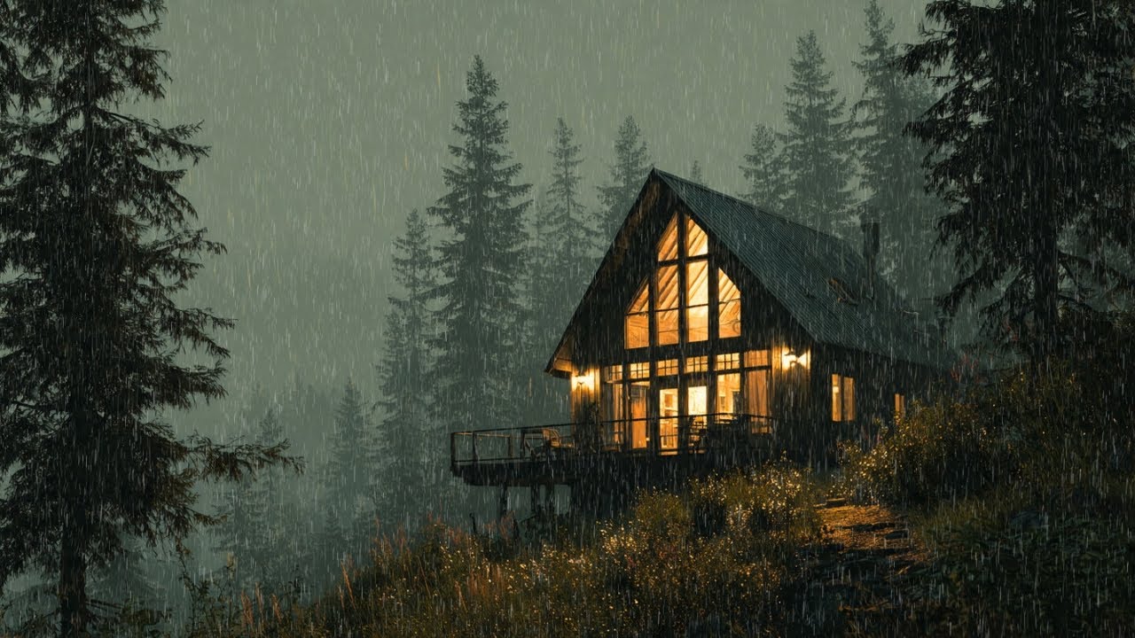 Alone in the Dark Forest 🌲 Rain Sounds for Deep Calm