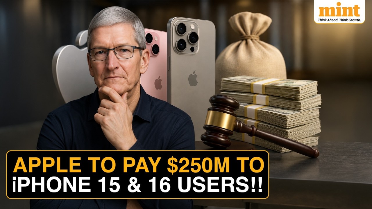 Apple To Pay $25 to $95 To iPhone 15, 16 Buyers For Purchases Made Between June 2024 And March 2025