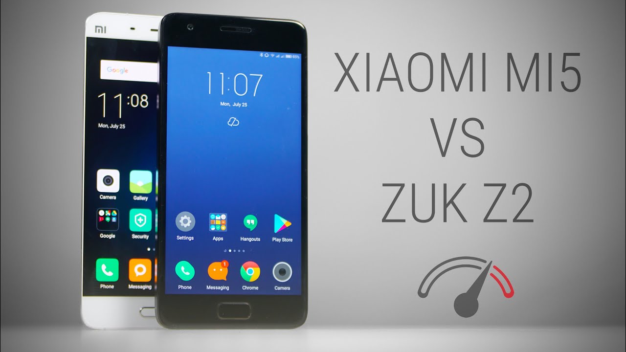 ZUK Z2 (Lenovo Z2 Plus) vs Xiaomi Mi5 Speedtest Comparison