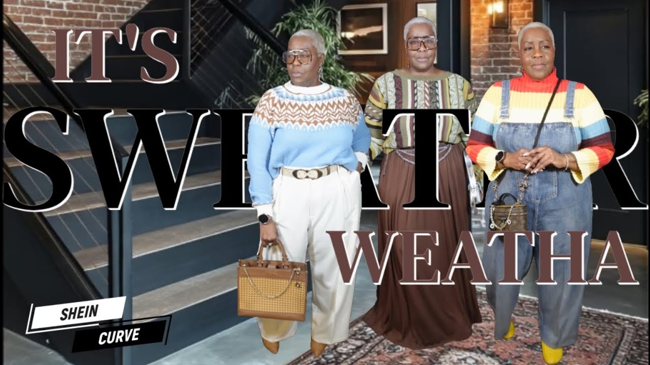 IT'S SWEATA WEATHA | SHEIN GLOBAL WINTER SALE | PLUSSIZE HAUL & STYLE