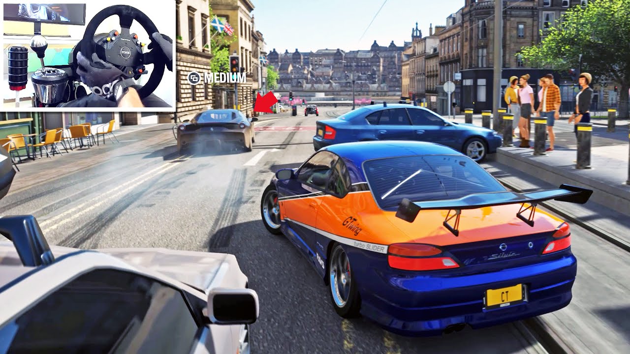 Drifting the Streets in the Mona Lisa! | FH4 Steering Wheel + Pedals Gameplay